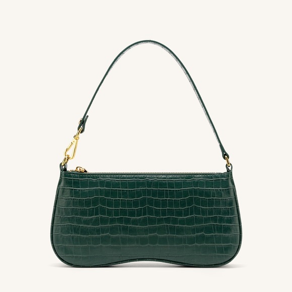 JW PEI Handbags - JW PEI EVA SHOULDER HANDBAG - DARK GREEN CROC *New*